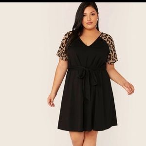 Black v-beck Dress